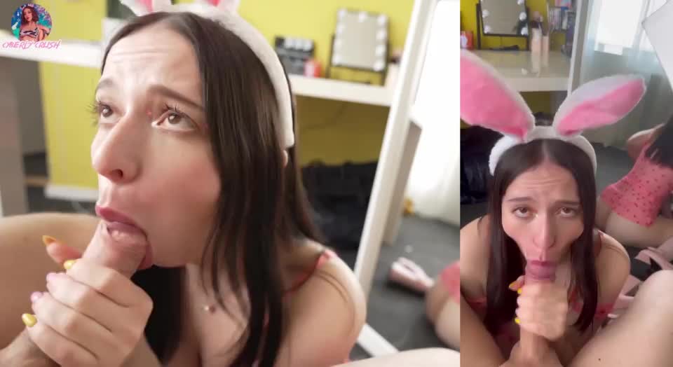 All blowjobs should end with a facial : video clip