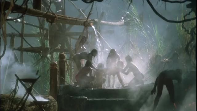 Bo Derek Tarzan (1981) "Damn, they're washing me just like a horse!" : video clip