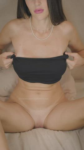 Would you massage my tits before we fuck? : video clip