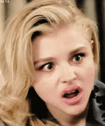 Just imagine, during your trip to LA you run into Chloe Grace Moretz on the street…. You whip out your cock to show her how hard she makes it… this is the face she makes right before she shows you what those lips do.