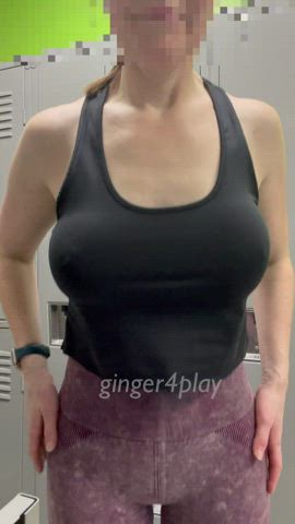 If only you could build muscle from Titty Drops at the gym, bigger arms to jerk you off with : video clip