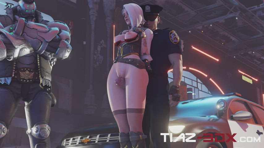 Ashe working her thighs (Tiaz-3DX) [Overwatch] : video clip