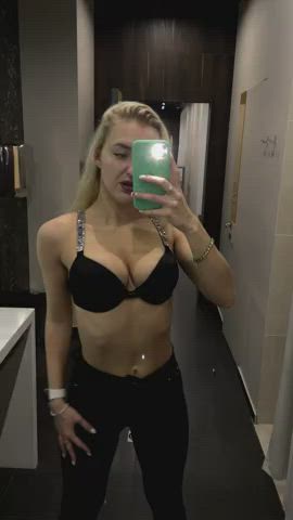 sneaked in the restroom from my office to have some fun.. was just too horny at work : video clip