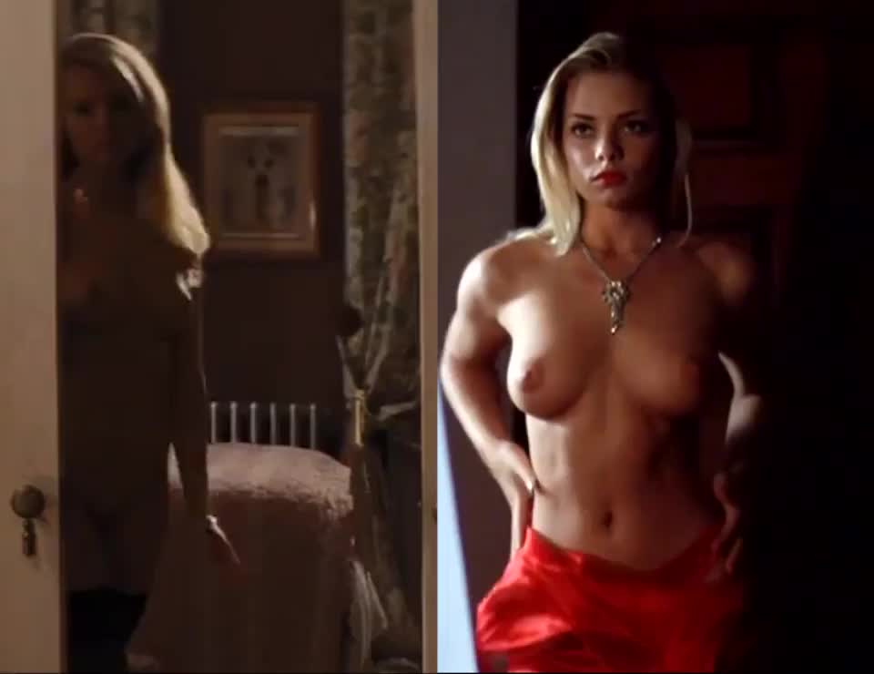 Margot Robbie and Jaime Pressly with their tits out : video clip