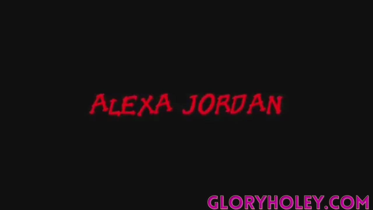 Alexa Jordan Doing graffiti and gets a mouthful of cock at gloryhole [WITH SOUND] : video clip