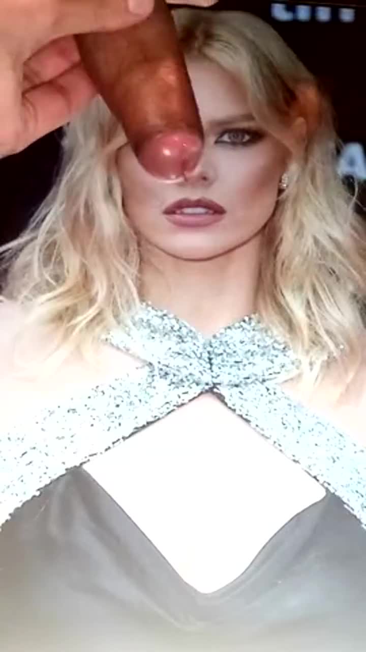 Samara Weaving tribute. Gorgeous face covered in cum and spit🍆💦 : video clip