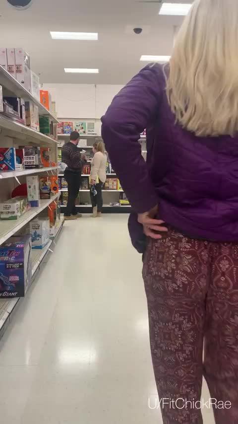 Whenever I go to Target I have to do at least one risky flash [GIF] : video clip
