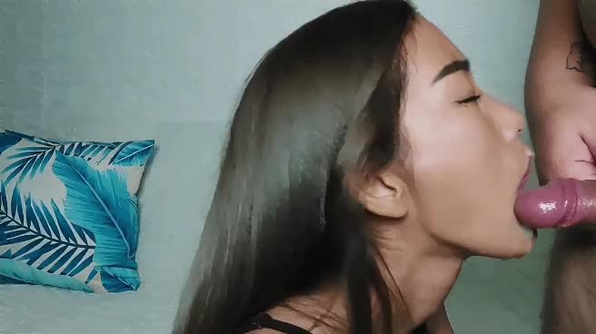 Rub your cock and cum all over my mouth : video clip