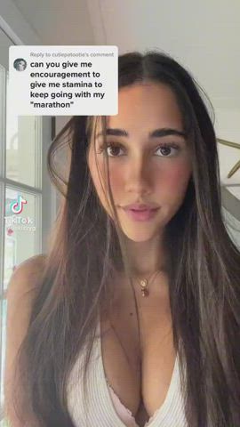 tiktok girls want you to keep pumping [sound on]. : video clip