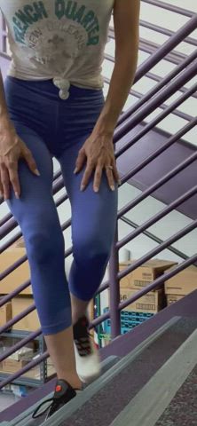 Find me on the stairs for a “harder” workout [GIF] : video clip