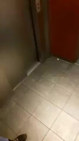 Quick elevator blowjob : video clip