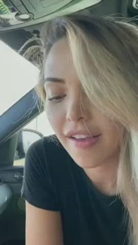 Big Tits Blowjob Car Sex Cumshot : video clip