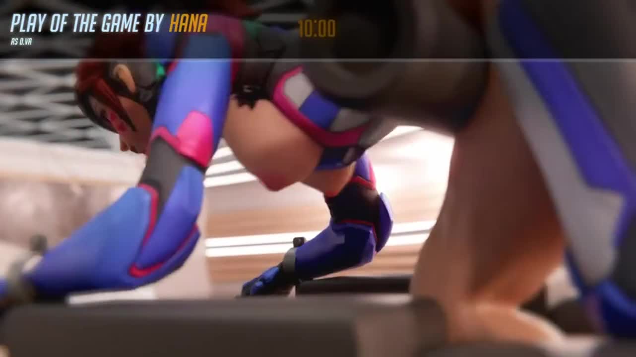 [Overwatch] D.va suffers a humiliating defeat. (gargle1337) : video clip