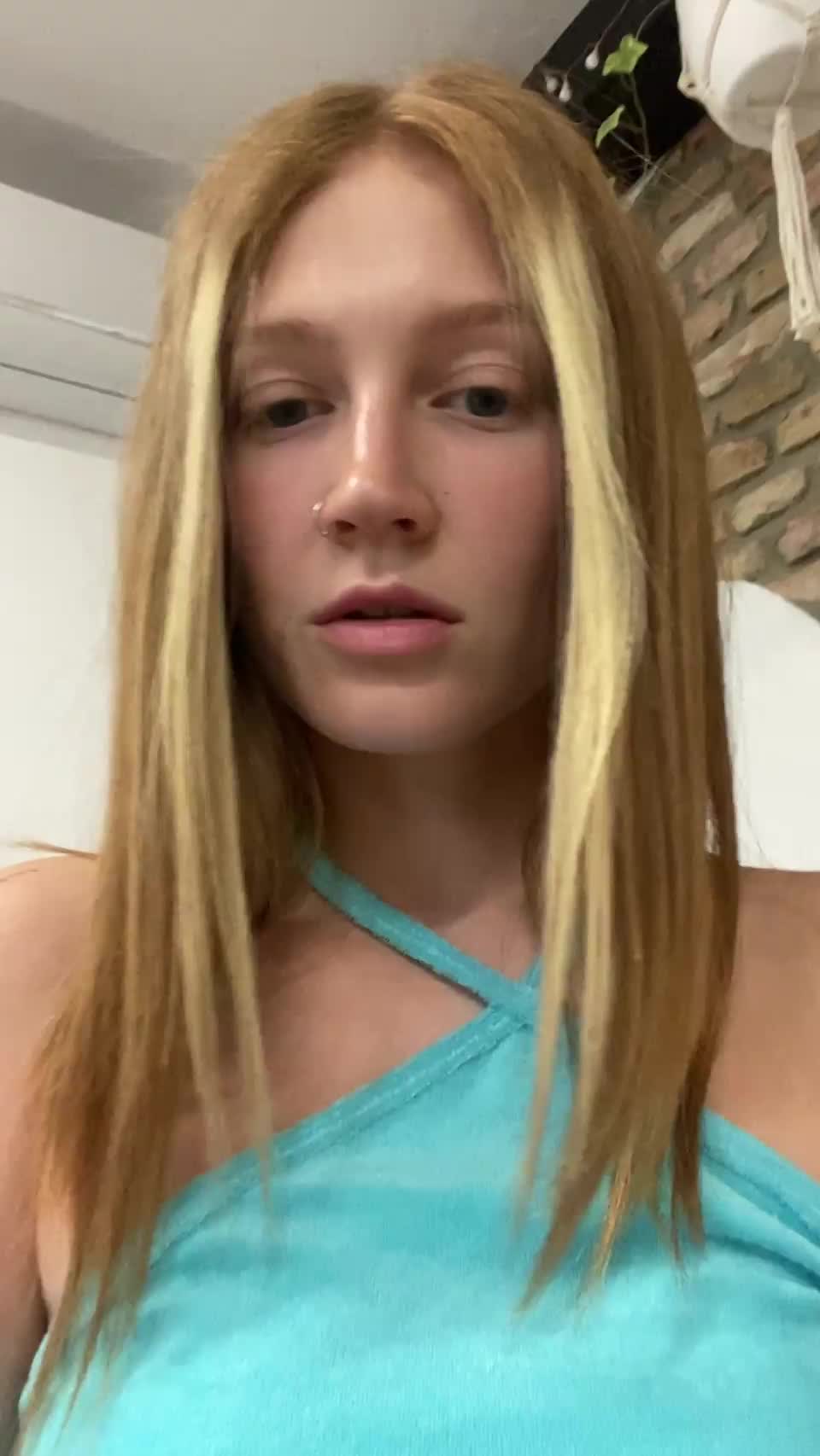 Ginger cutie love showing boobies🥰 : video clip