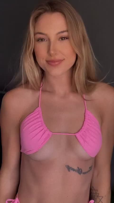 My dad said my bikini’s are too revealing so now I only wear bikini’s at home 😋 : video clip