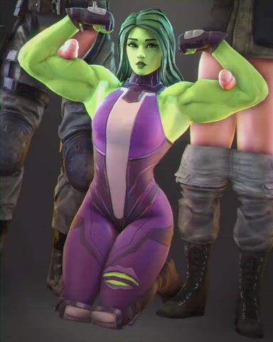 She-Hulk's musclejobs (FroggySFM) [MARVEL] : video clip
