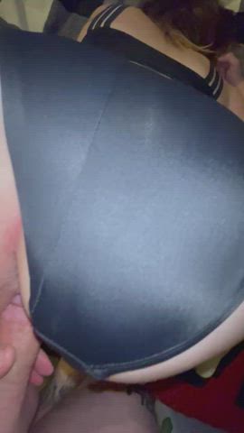 Her big ass and TIGHT pussy gripping from the back 😋[m][f] : video clip