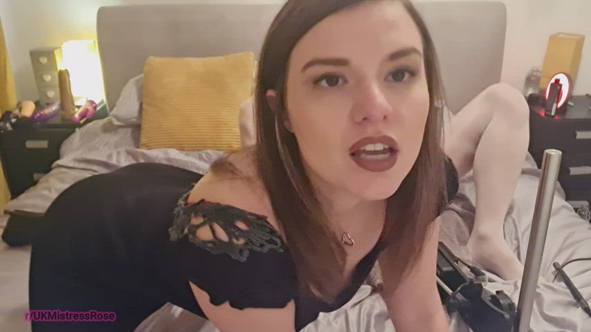 If I ever Catch you are being naughty and sniffing around my panties, guess what!!!! I will turn you into my sissy, Ruin your arse with my fucking machine, when make you eat so much cum it fills your mouth!! Thanks to the cameraman for donating his h : video clip