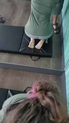 He gets horny when he sees me workout. : video clip