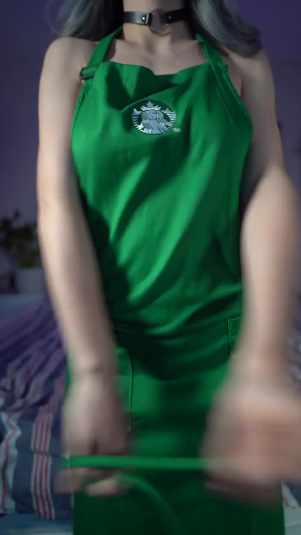 Let me show you the fit body I'm hiding underneath my apron : video clip
