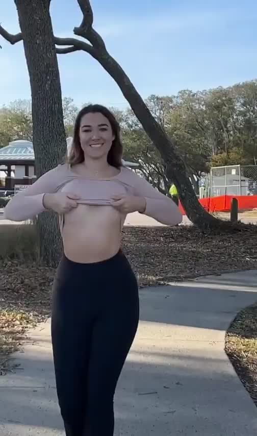 wanna come play in the park with me? 😝 : video clip