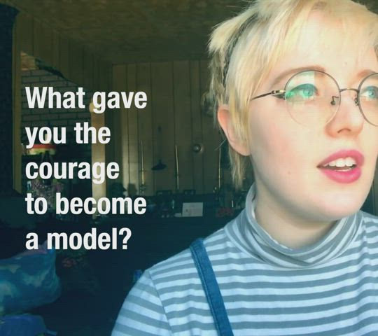 What gave you the courage to become a model? (Supercut) : video clip