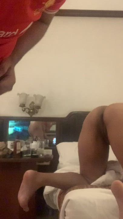 Wife getting pumped by husbands young colleague : video clip