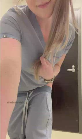Curvy mom and nurse, do you need your blood pressure checked? ;) : video clip