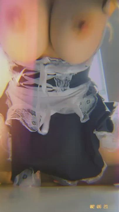 [OC] {sound On} what do you think about my maid outfit : video clip