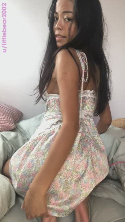 Be honest, did you get hard when I revealed my 18 year old ass? : video clip