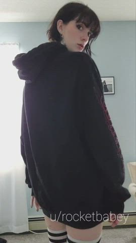 Big titty goth gf (OC) : video clip