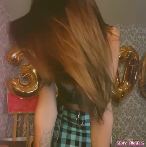 enjoying her time : video clip