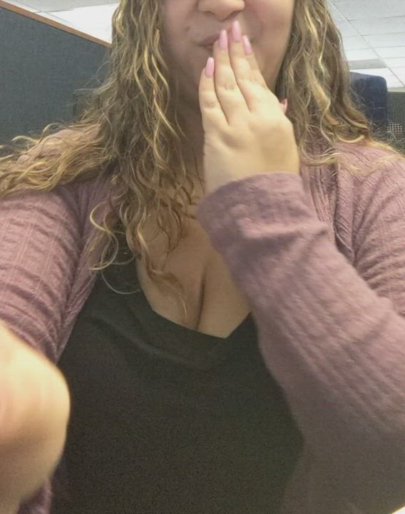 Love being naughty at work 😋 : video clip