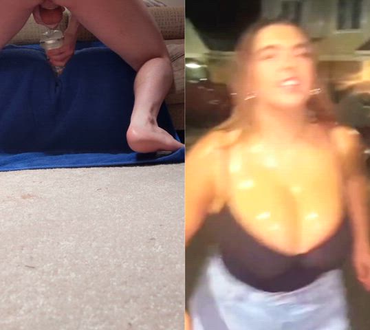 love gooning and embarassing myself for big tits : video clip
