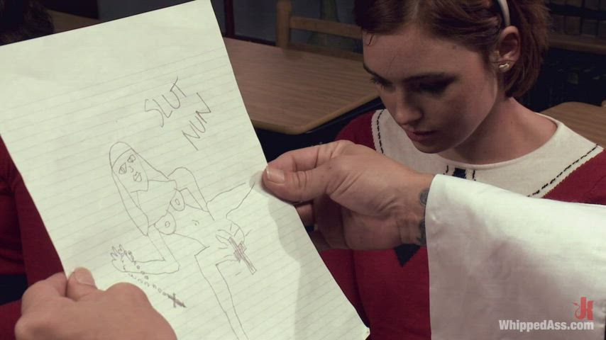 When the nun at your Catholic university is also a really mean lesbian... : video clip