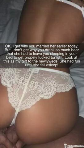 What’s on your phone when you wake up the morning after your wedding… : video clip