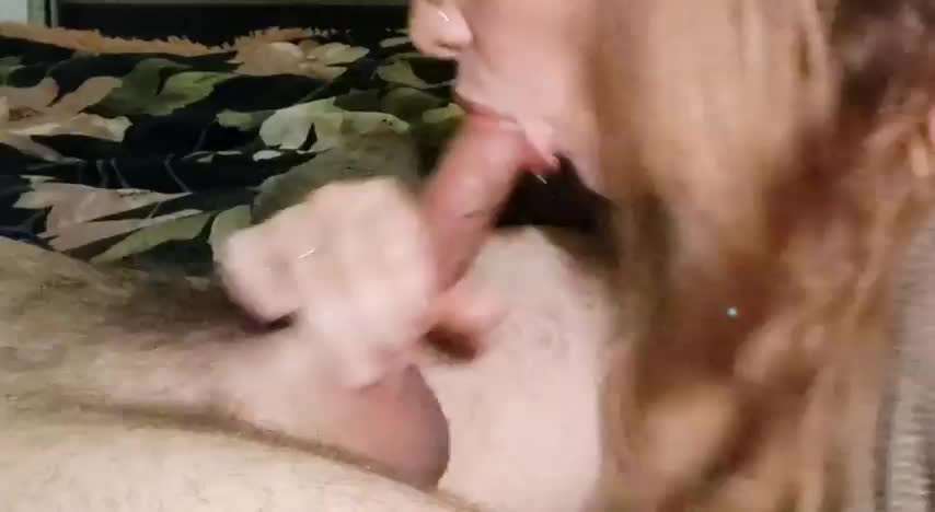 i gave him a blowjob and fondled his balls : video clip
