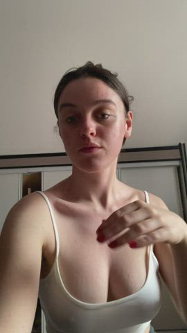 Well here's my boobs-- want a feel? : video clip