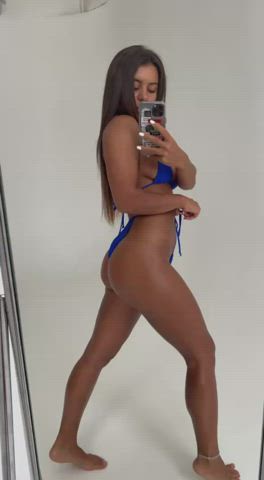beautiful underwear on a dark body : video clip