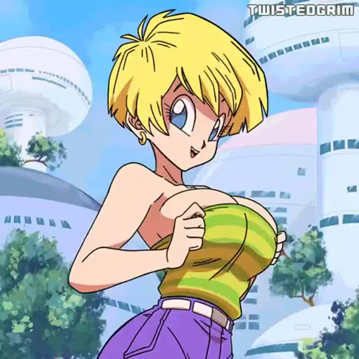 Erasa - pulls down her tube top (TwistedGrim) [Dragon Ball] : video clip