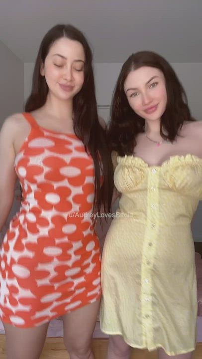 Dresses on or off doesn't matter, as long as you give us the creampie we deserve : video clip