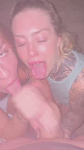 Only real best friends share cum : video clip