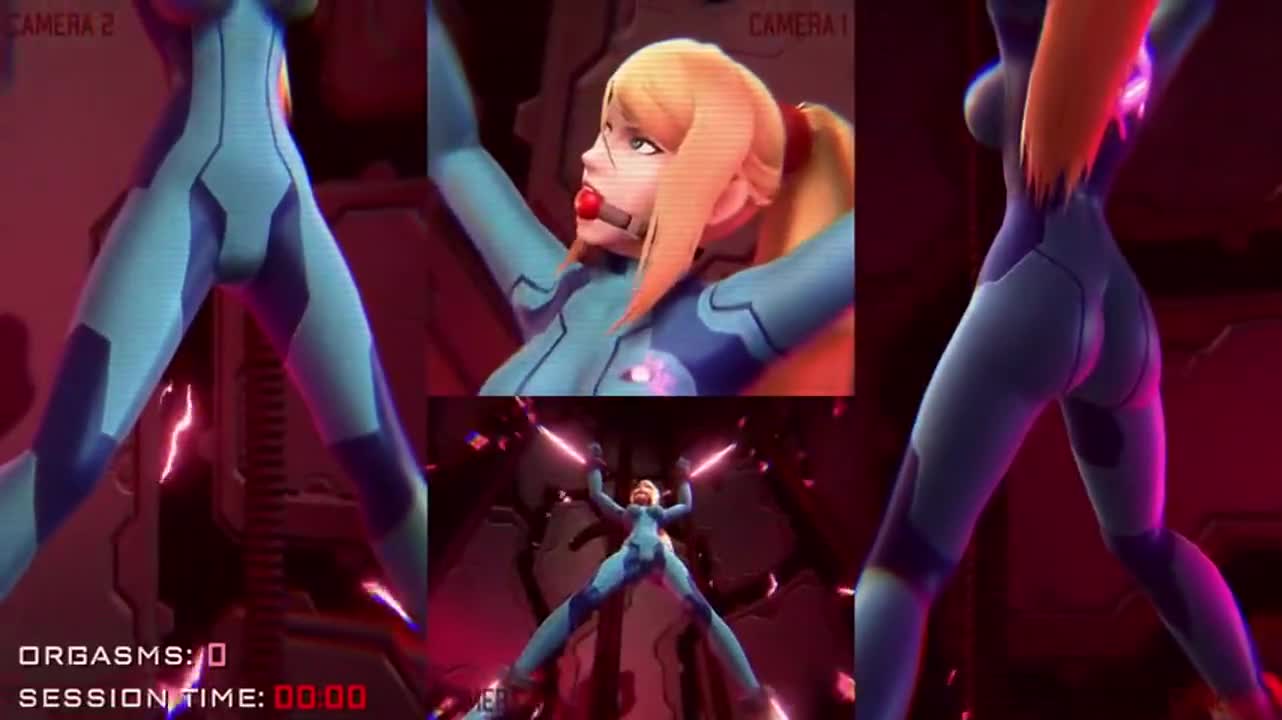 Samus Aran - captured and experimented on by space pirates (OnModel3D) [Metroid] : video clip