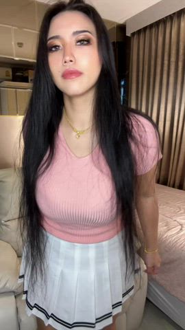 my rule is if you wear a skirt you cant wear panties : video clip