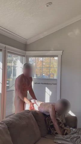Bent over the couch and fucked : video clip