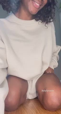 Can I grind like this on your morning wood 🙊 : video clip