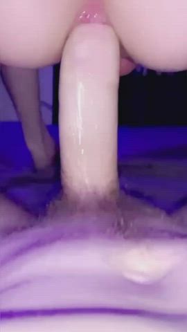 It felt so good riding his 10” cock 🤤 : video clip