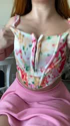Are my ginger tits nice enough to cum on? : video clip