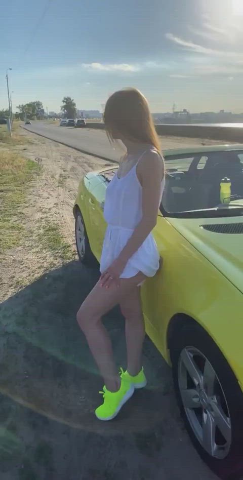 Risky masturbation is the best fun : video clip