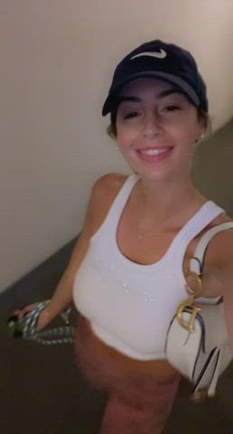 Flashing my neighbors in the hallway hehe : video clip